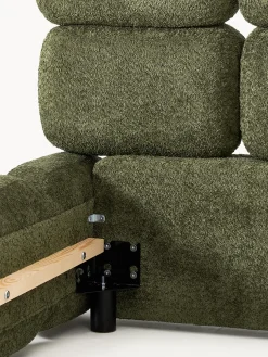 Letto imbottito in teddy-bouclé Tayla