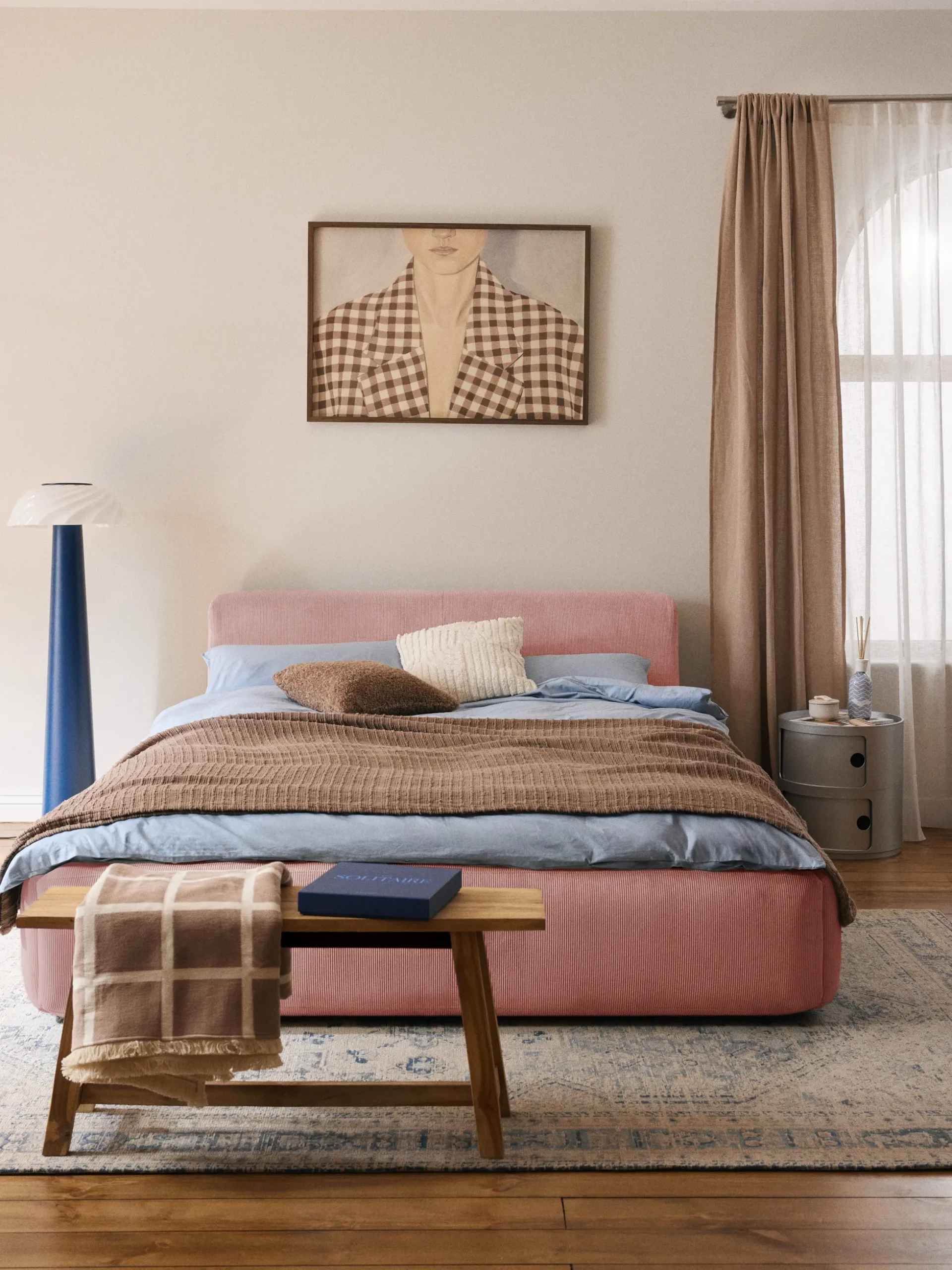Letto imbottito Melva
