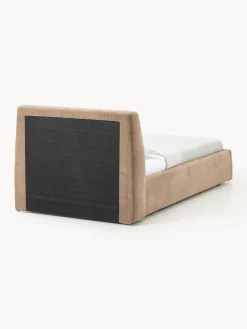 Letto imbottito singolo con contenitore Cloud