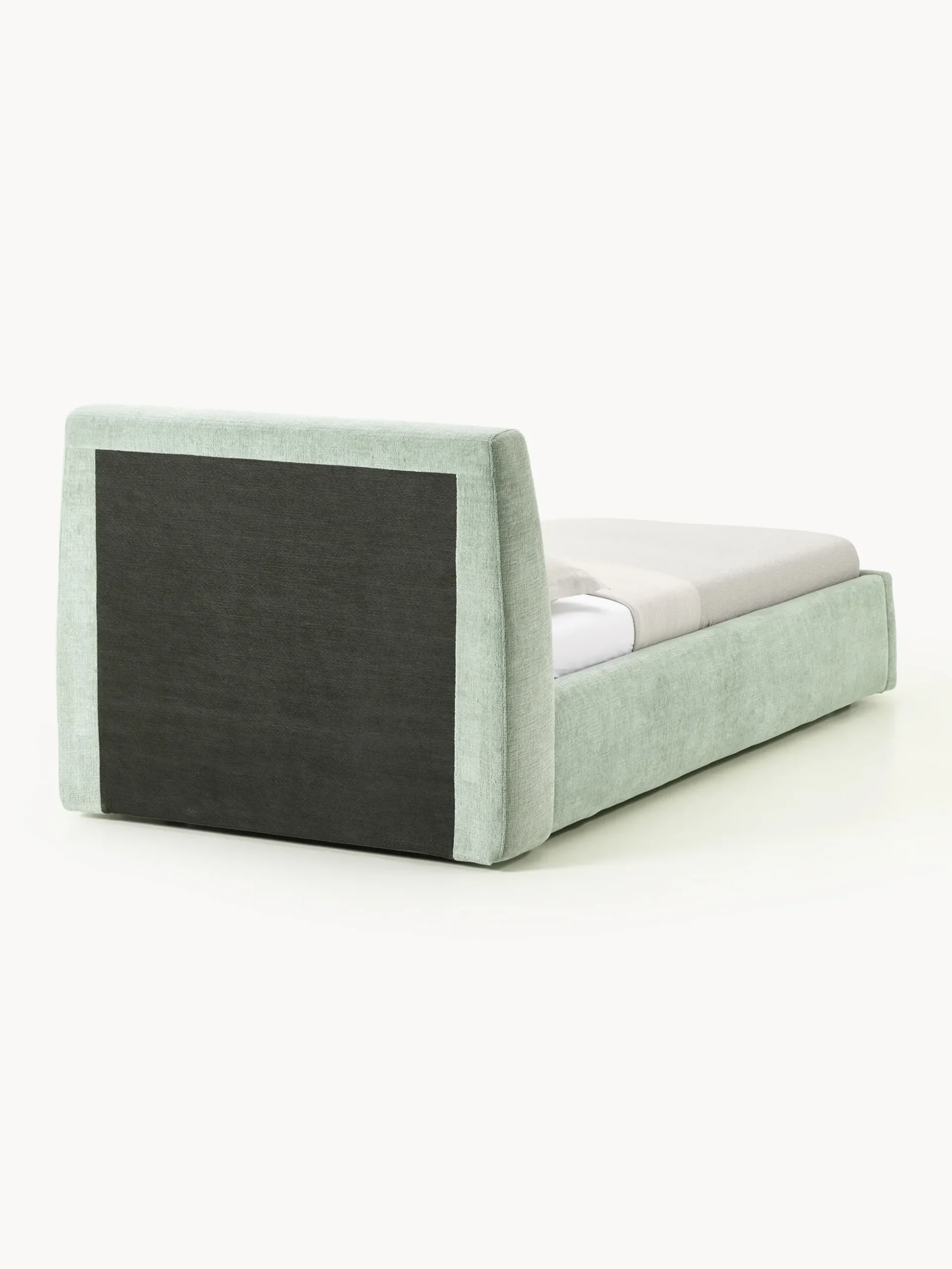Letto imbottito singolo con contenitore Cloud