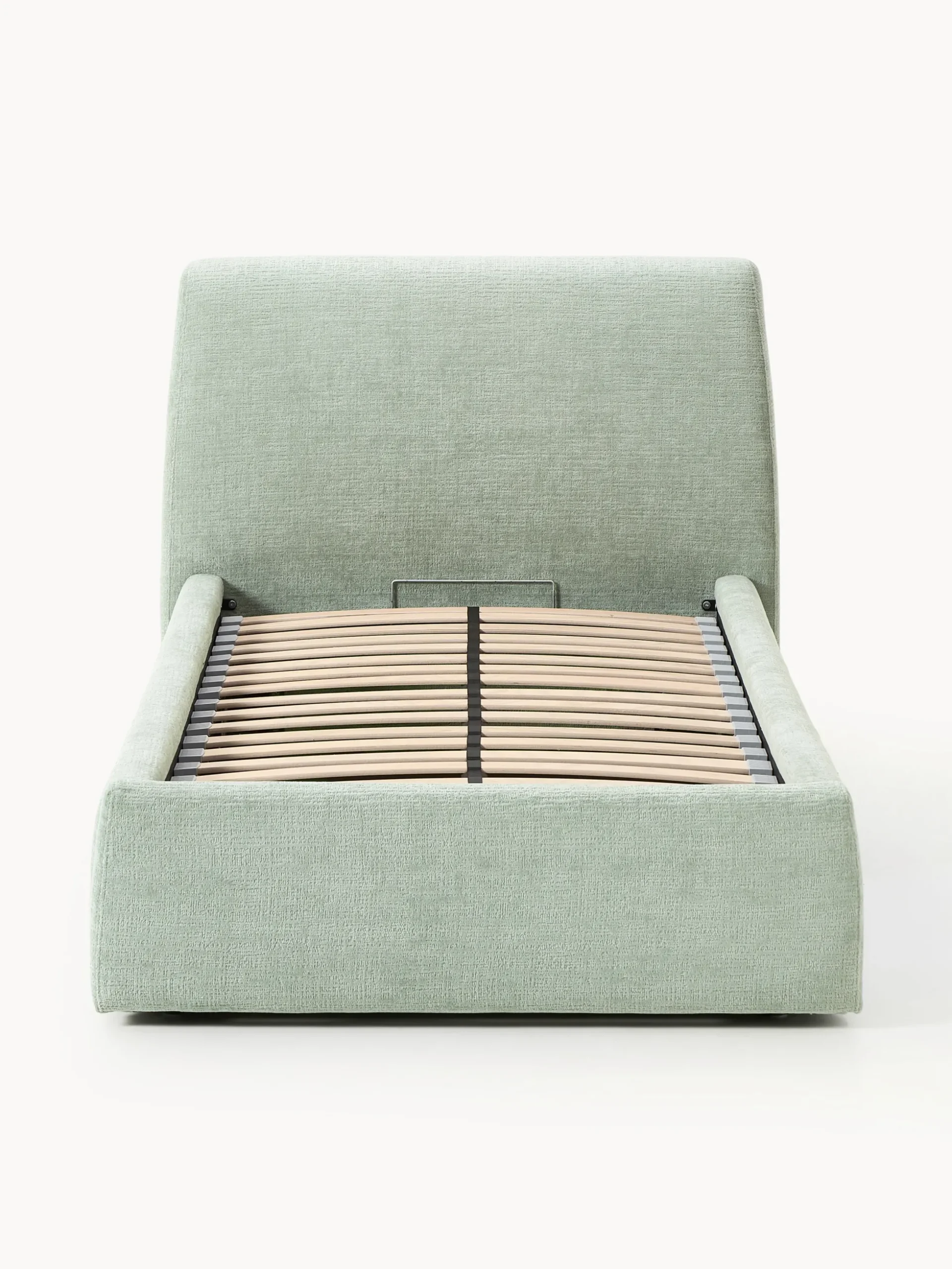 Letto imbottito singolo con contenitore Cloud