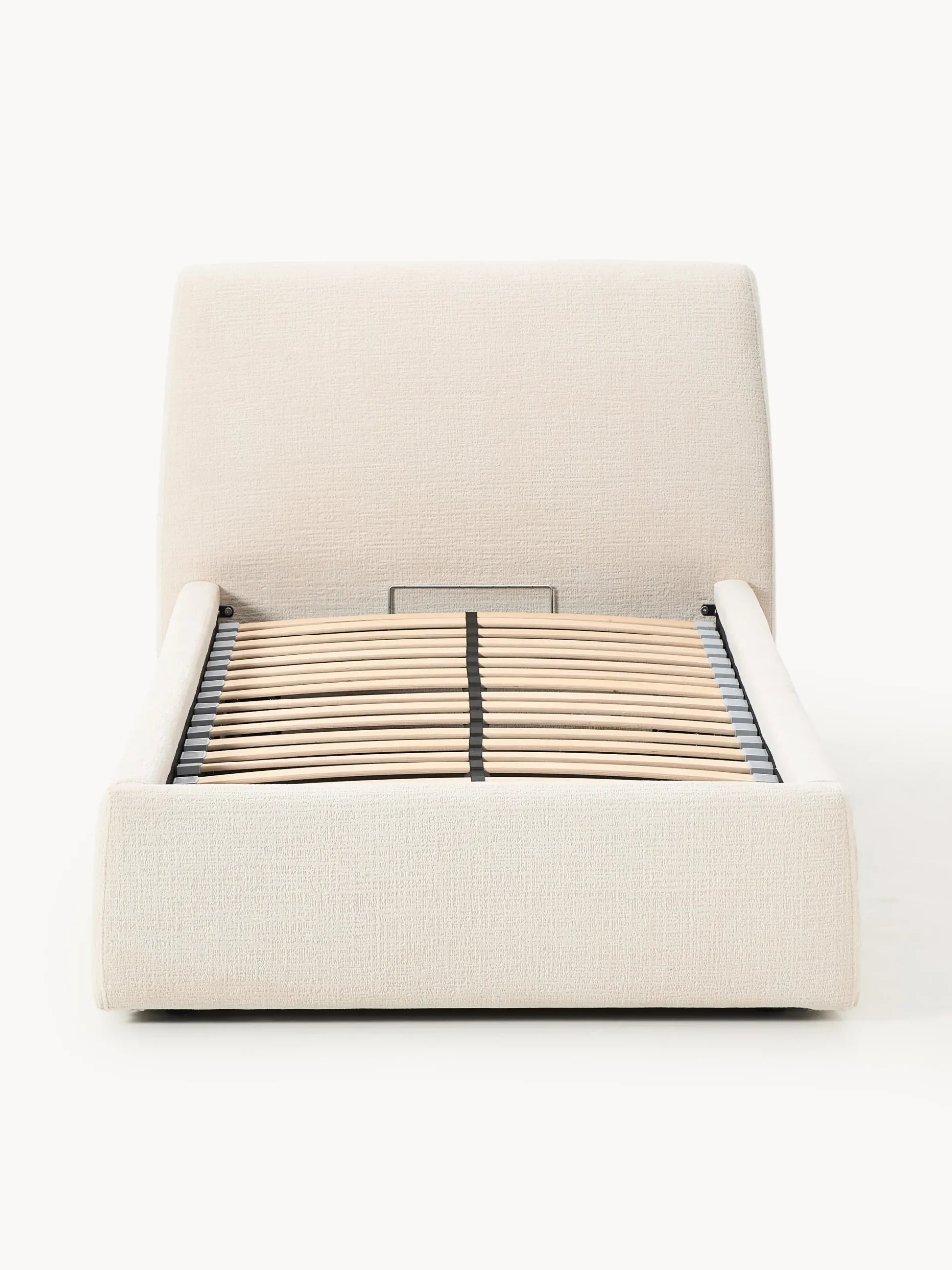 Letto imbottito singolo con contenitore Cloud