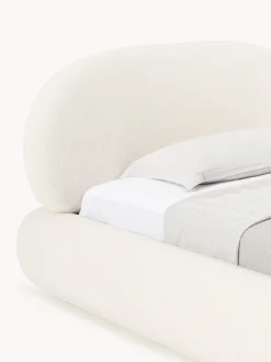 Letto imbottito singolo in teddy Alba