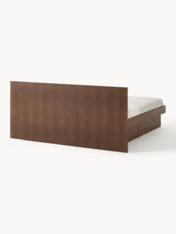 Letto in legno con cassetti e testiera Sato