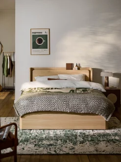 Letto in legno con cassetti Allow