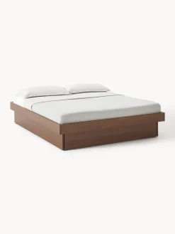Letto in legno con contenitore Sato