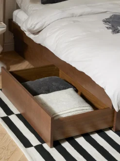 Letto in legno con contenitore Sato