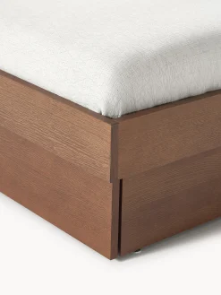 Letto in legno con contenitore Sato