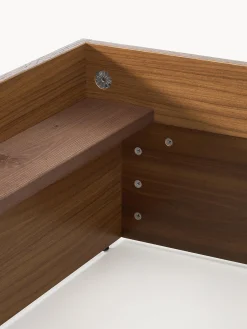 Letto in legno con contenitore Sato