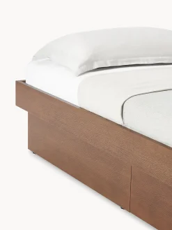 Letto in legno con contenitore Sato