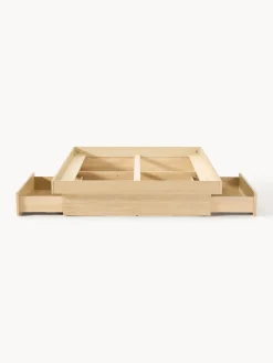Letto in legno con contenitore Sato