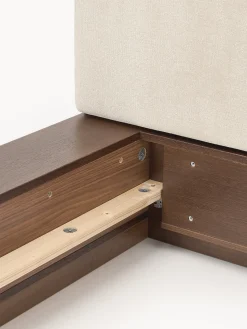 Letto in legno con panca e mensole laterali Clark