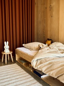Letto per bambini in legno di pino Grow, 90 x 200 cm