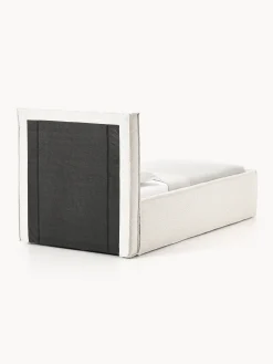 Letto singolo imbottito in bouclé Dream