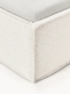 Letto singolo imbottito in bouclé Dream