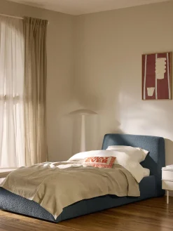 Letto singolo in bouclé Cloud