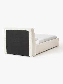 Letto singolo in bouclé con contenitore Cloud