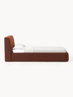 Letto singolo in bouclé con contenitore Cloud