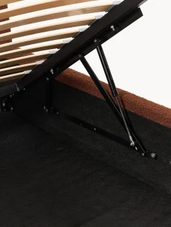 Letto singolo in bouclé con contenitore Cloud