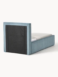 Letto singolo in velluto a coste con spazio contenitore aggiuntivo Dream