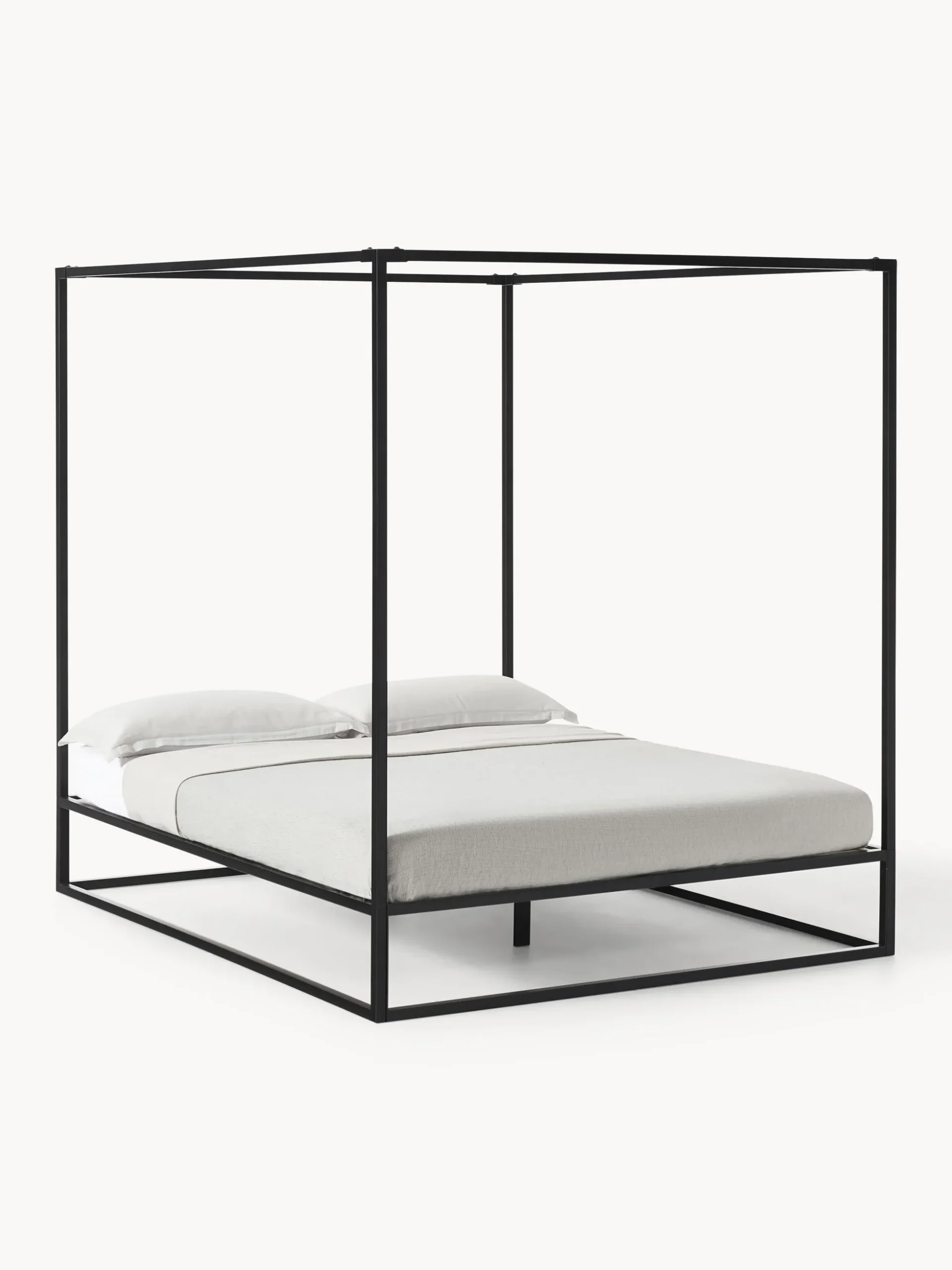 Letto a baldacchino in metallo Belle
