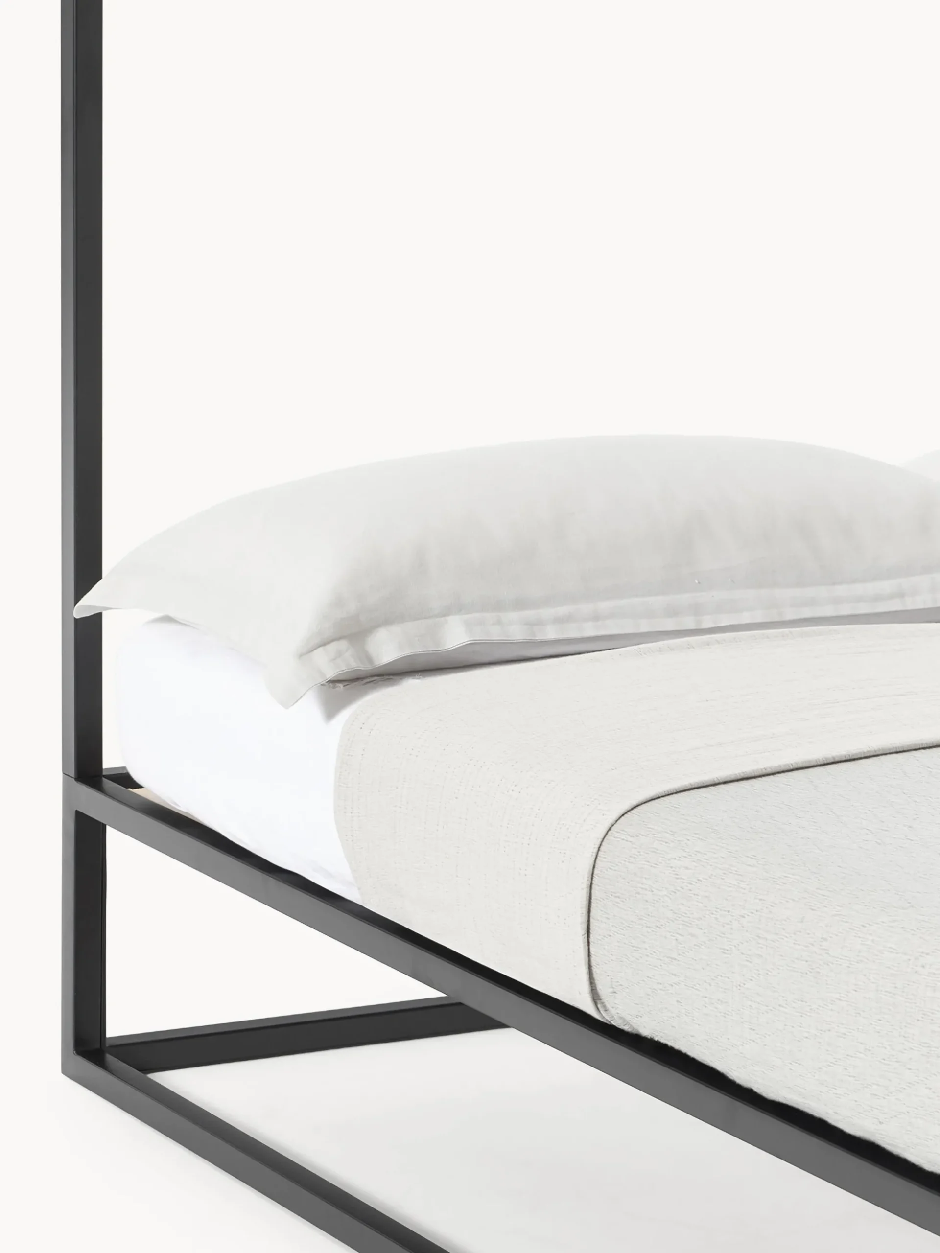 Letto a baldacchino in metallo Belle