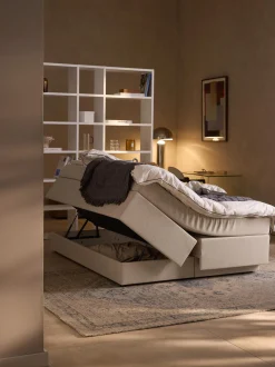 Letto boxspring con contenitore Enya