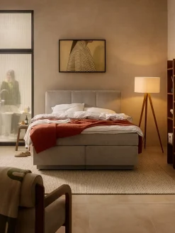 Letto boxspring con contenitore Oberon