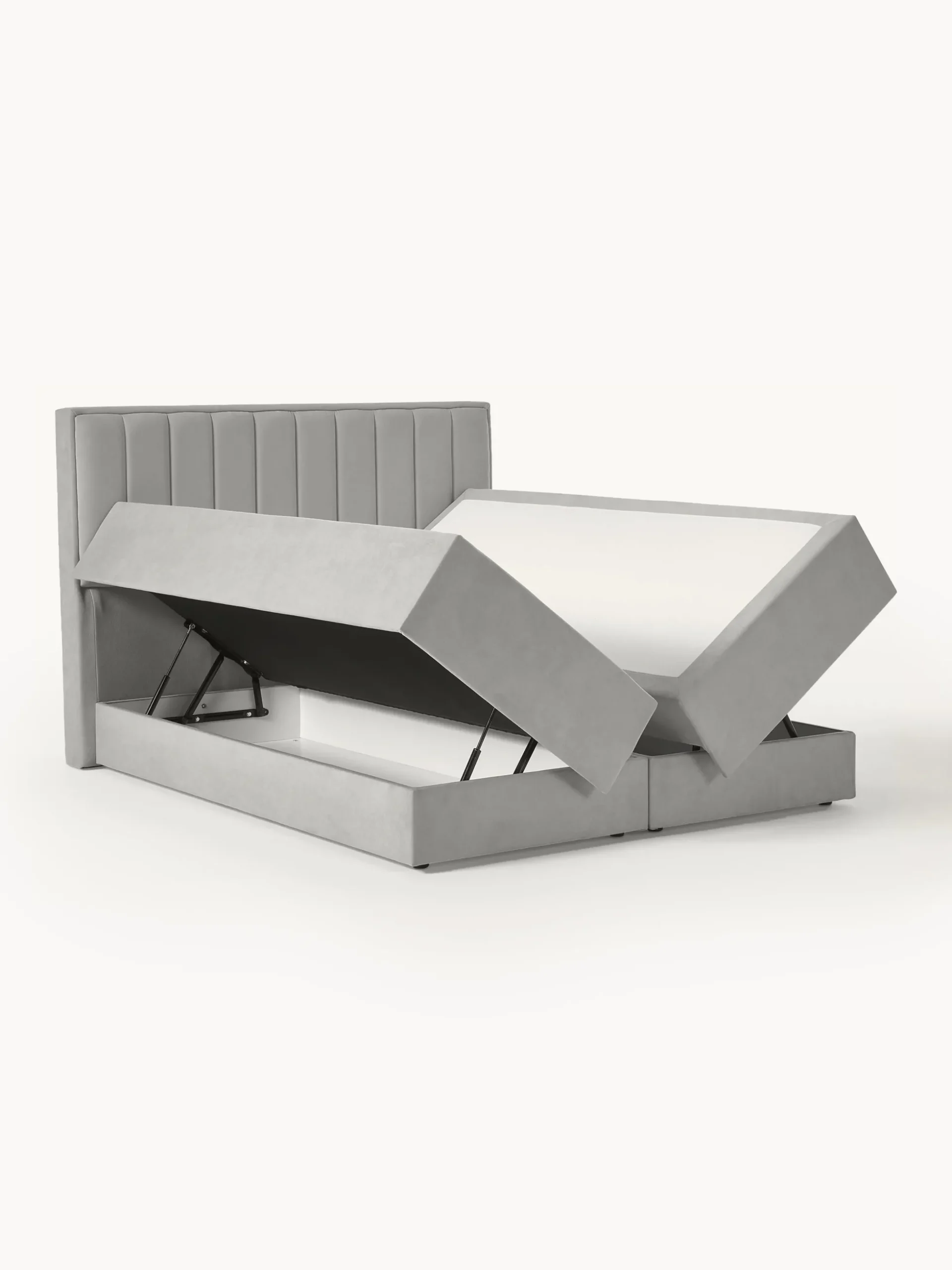 Letto boxspring con contenitore Livia