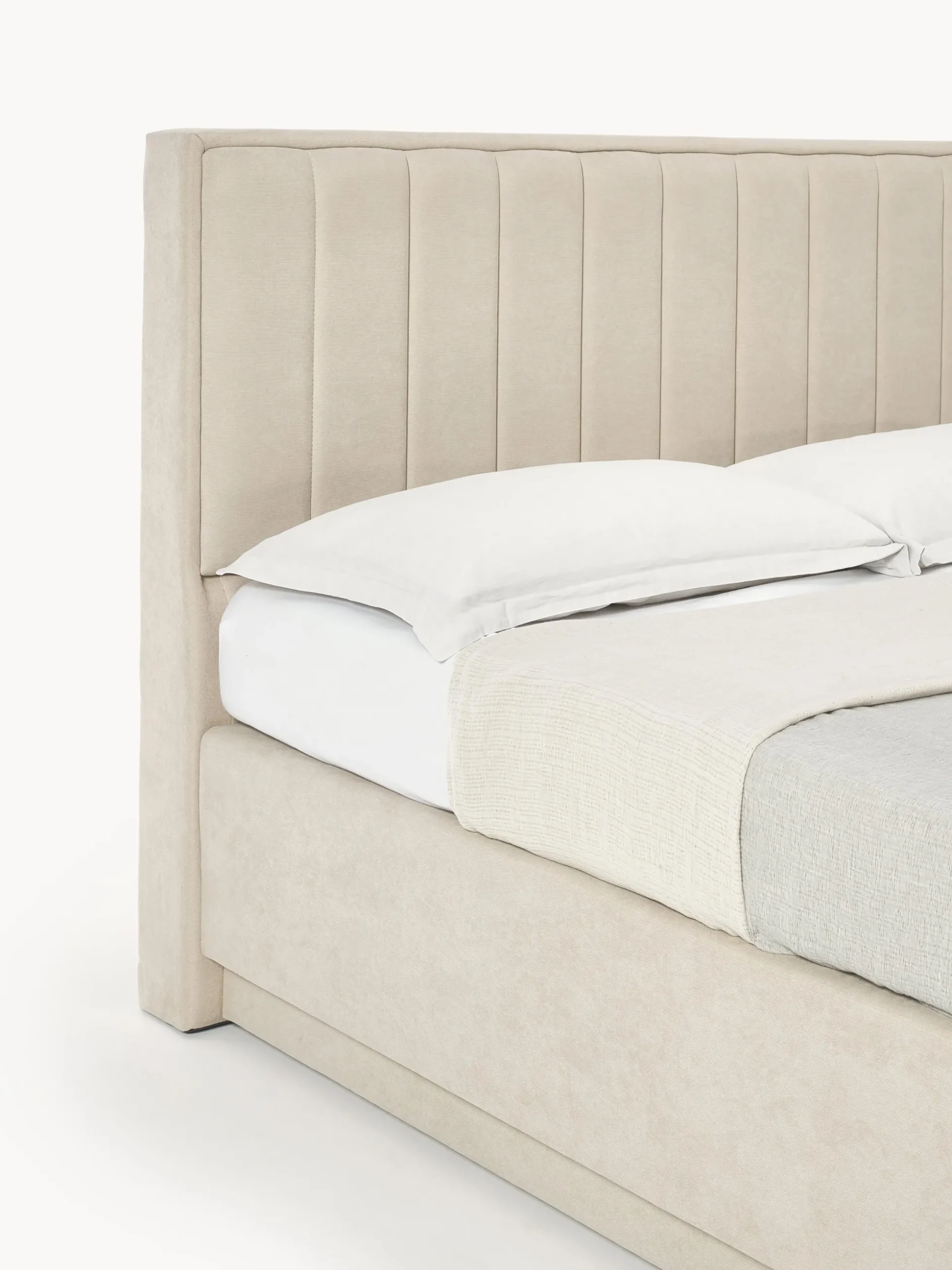 Letto boxspring con contenitore Livia