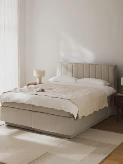 Letto boxspring con contenitore Livia