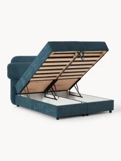 Letto boxspring con vano contenitore Enrica