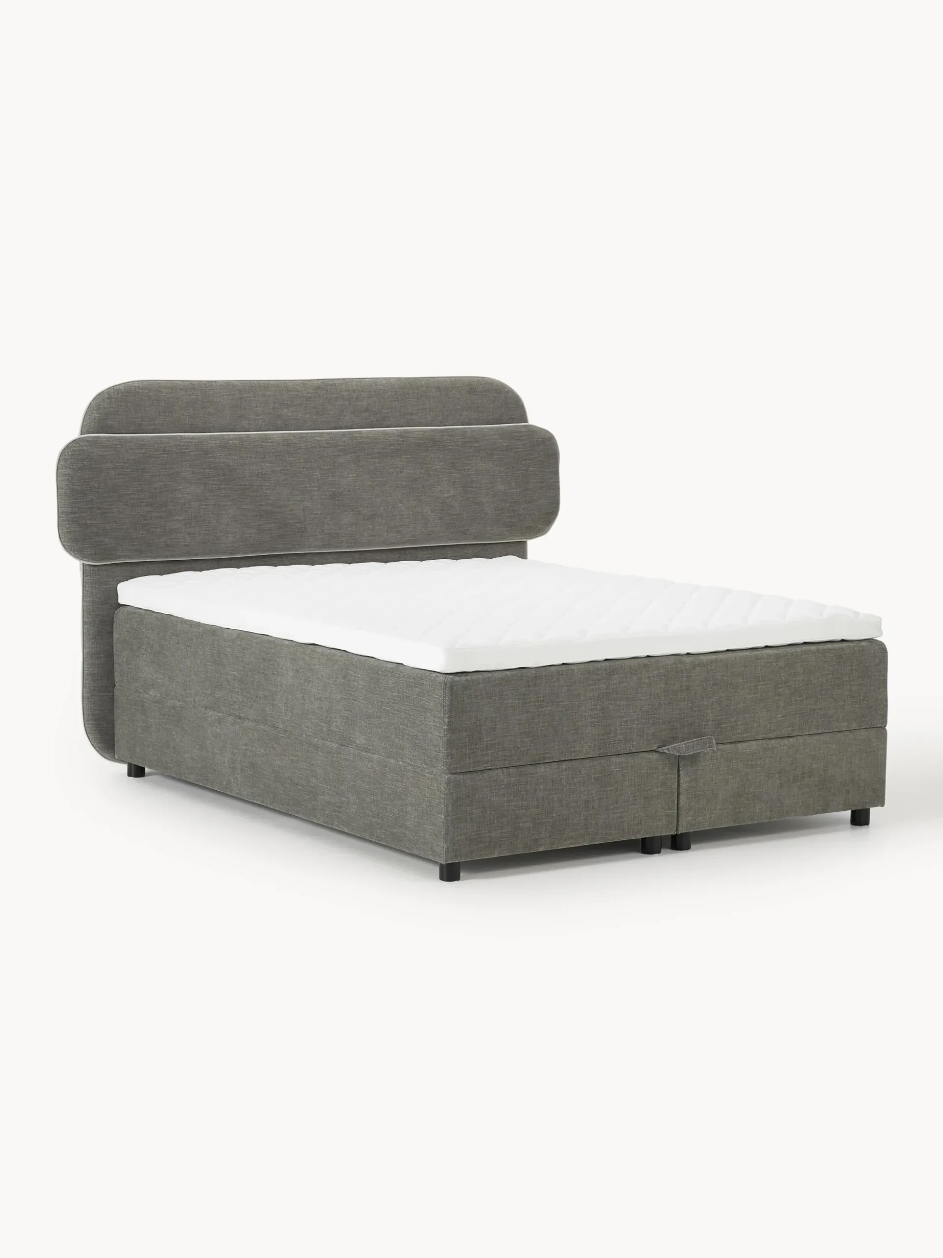 Letto boxspring con vano contenitore Enrica