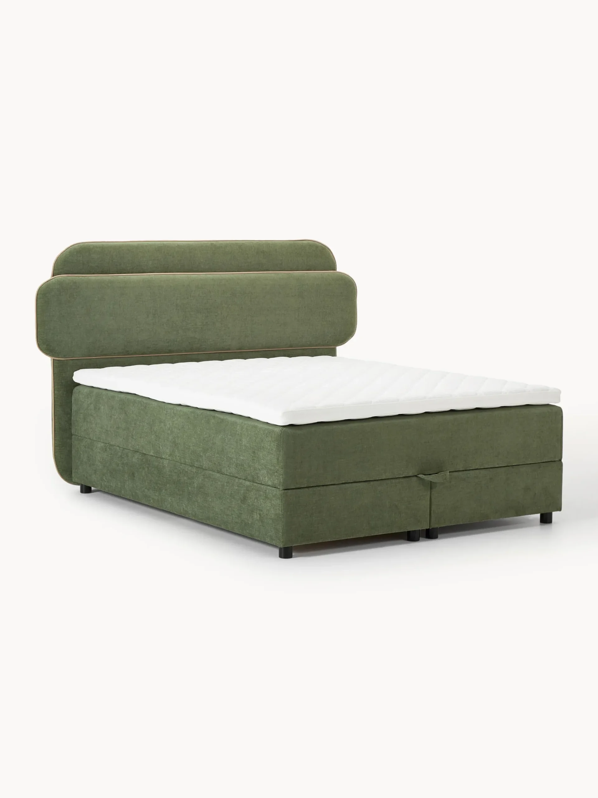 Letto boxspring con vano contenitore Enrica