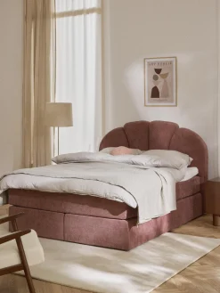 Letto boxspring con vano contenitore Romia