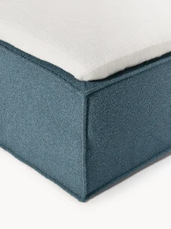 Letto boxspring in bouclé Lennon