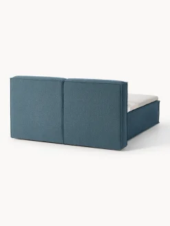 Letto boxspring in bouclé Lennon