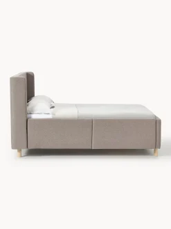 Letto imbottito con cassetti Arche