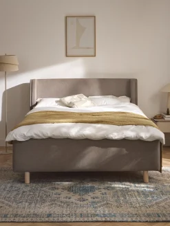 Letto imbottito con cassetti Arche