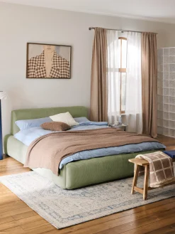 Letto imbottito con contenitore Melva