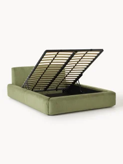 Letto imbottito con contenitore Melva