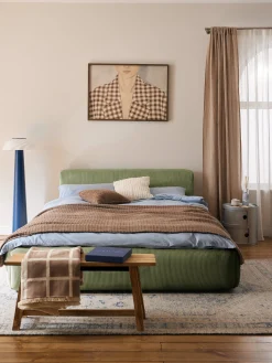 Letto imbottito con contenitore Melva