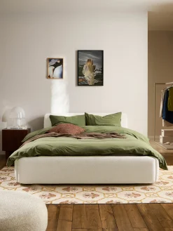Letto imbottito con contenitore Melva