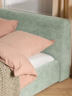 Letto imbottito con contenitore Cloud