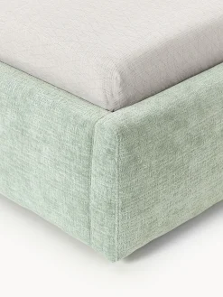 Letto imbottito con contenitore Cloud