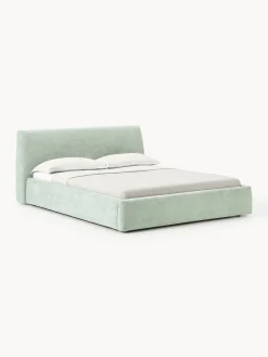 Letto imbottito con contenitore Cloud