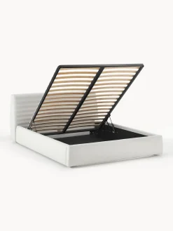 Letto imbottito con contenitore Cloud