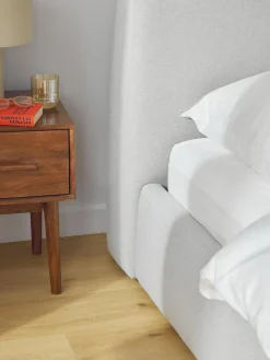 Letto imbottito con contenitore Cloud