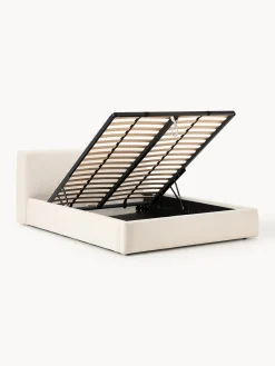 Letto imbottito con contenitore Cloud