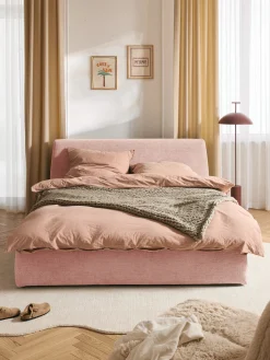 Letto imbottito con contenitore Cloud